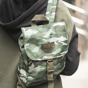 NWT Victoria’s Secret camp print mini backpack